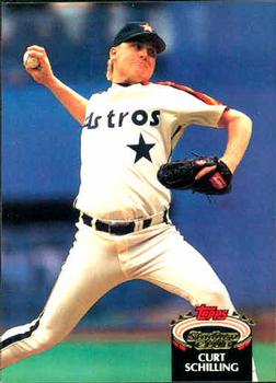 #279 Curt Schilling - Houston Astros - 1992 Stadium Club Baseball