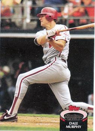#280 Dale Murphy - Philadelphia Phillies - 1992 Stadium Club Baseball
