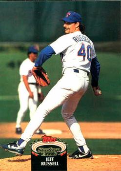 #28 Jeff Russell - Texas Rangers - 1992 Stadium Club Baseball