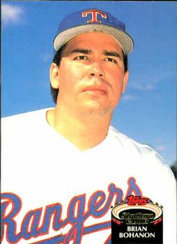 #297 Brian Bohanon - Texas Rangers - 1992 Stadium Club Baseball