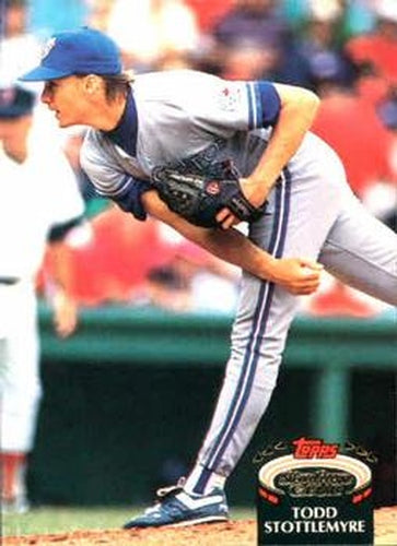 #307 Todd Stottlemyre - Toronto Blue Jays - 1992 Stadium Club Baseball