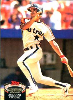 #310 Andujar Cedeno - Houston Astros - 1992 Stadium Club Baseball