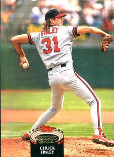 #315 Chuck Finley - California Angels - 1992 Stadium Club Baseball