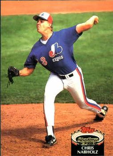 #318 Chris Nabholz - Montreal Expos - 1992 Stadium Club Baseball