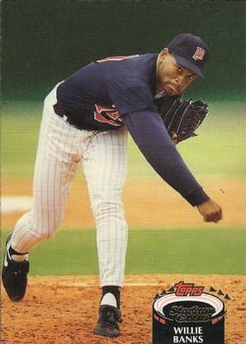 #321 Willie Banks - Minnesota Twins - 1992 Stadium Club Baseball