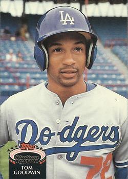 #322 Tom Goodwin - Los Angeles Dodgers - 1992 Stadium Club Baseball