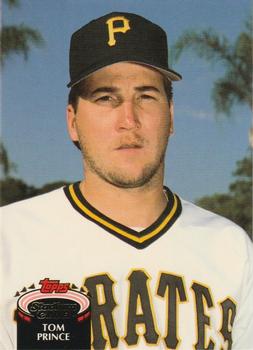 #332 Tom Prince - Pittsburgh Pirates - 1992 Stadium Club Baseball
