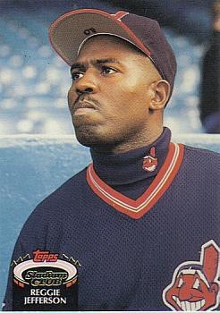 #335 Reggie Jefferson - Cleveland Indians - 1992 Stadium Club Baseball