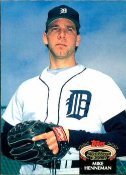 #34 Mike Henneman - Detroit Tigers - 1992 Stadium Club Baseball