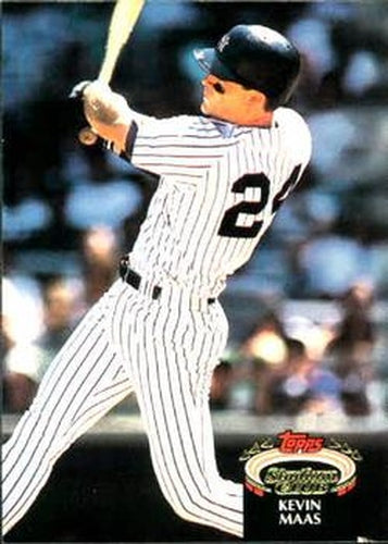 #35 Kevin Maas - New York Yankees - 1992 Stadium Club Baseball