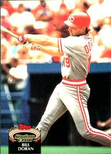 #38 Bill Doran - Cincinnati Reds - 1992 Stadium Club Baseball