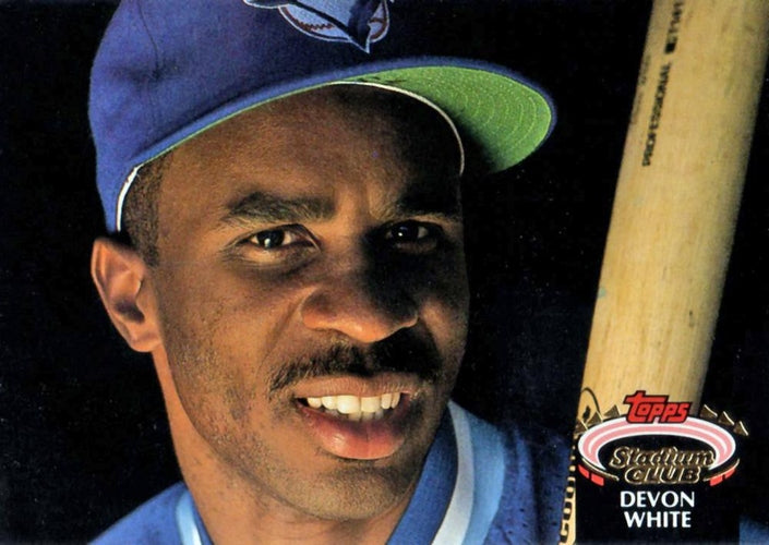 #41 Devon White - Toronto Blue Jays - 1992 Stadium Club Baseball