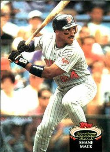 #47 Shane Mack - Minnesota Twins - 1992 Stadium Club Baseball