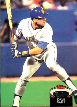 #56 Dave Valle - Seattle Mariners - 1992 Stadium Club Baseball