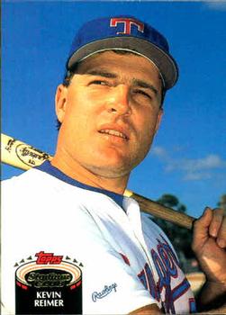 #57 Kevin Reimer - Texas Rangers - 1992 Stadium Club Baseball