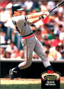 #59 Travis Fryman - Detroit Tigers - 1992 Stadium Club Baseball
