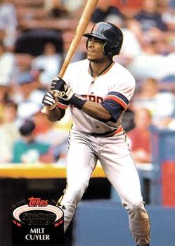 #5 Milt Cuyler - Detroit Tigers - 1992 Stadium Club Baseball