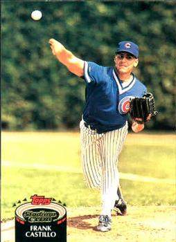 #65 Frank Castillo - Chicago Cubs - 1992 Stadium Club Baseball