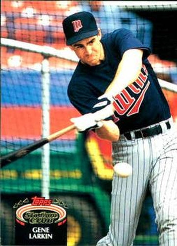 #66 Gene Larkin - Minnesota Twins - 1992 Stadium Club Baseball