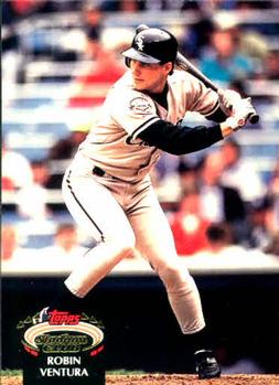 #70 Robin Ventura - Chicago White Sox - 1992 Stadium Club Baseball