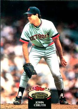 #71 John Cerutti - Detroit Tigers - 1992 Stadium Club Baseball