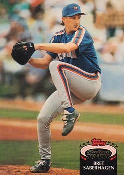 #755 Bret Saberhagen - New York Mets - 1992 Stadium Club Baseball
