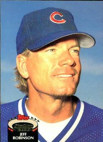#756 Jeff Robinson - Chicago Cubs - 1992 Stadium Club Baseball