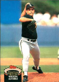 #761 Wilson Alvarez - Chicago White Sox - 1992 Stadium Club Baseball