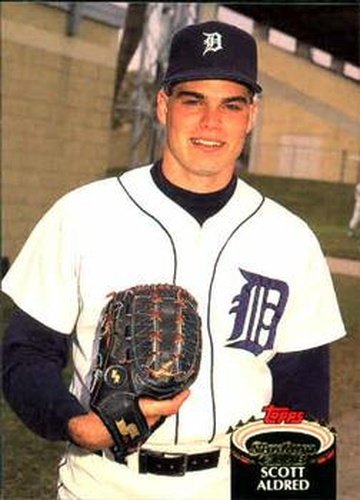 #762 Scott Aldred - Detroit Tigers - 1992 Stadium Club Baseball
