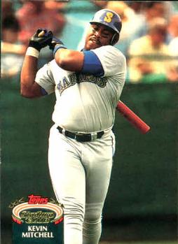 #765 Kevin Mitchell - Seattle Mariners - 1992 Stadium Club Baseball