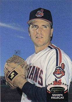 #76 Shawn Hillegas - Cleveland Indians - 1992 Stadium Club Baseball