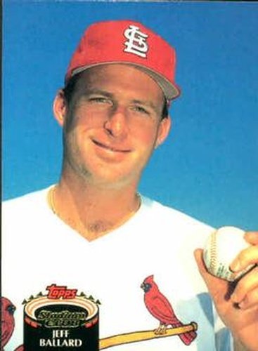 #771 Jeff Ballard - St. Louis Cardinals - 1992 Stadium Club Baseball