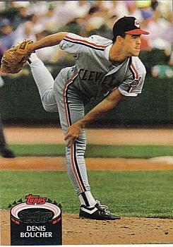 #773 Denis Boucher - Cleveland Indians - 1992 Stadium Club Baseball