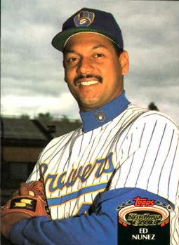 #776 Edwin Nunez - Milwaukee Brewers - 1992 Stadium Club Baseball