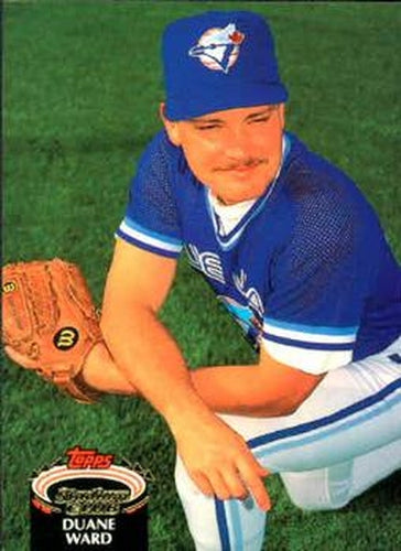 #781 Duane Ward - Toronto Blue Jays - 1992 Stadium Club Baseball