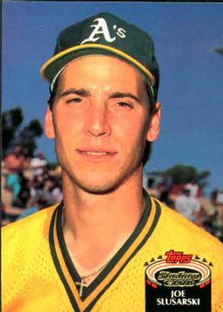 #782 Joe Slusarski - Oakland Athletics - 1992 Stadium Club Baseball