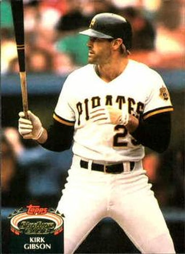 #784 Kirk Gibson - Pittsburgh Pirates - 1992 Stadium Club Baseball