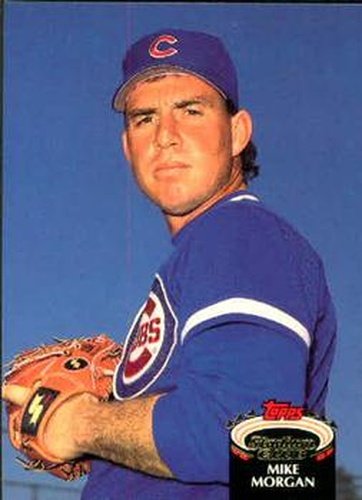 #787 Mike Morgan - Chicago Cubs - 1992 Stadium Club Baseball
