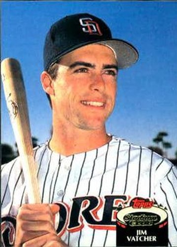 #78 Jim Vatcher - San Diego Padres - 1992 Stadium Club Baseball