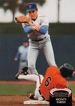 #803 Monty Fariss - Texas Rangers - 1992 Stadium Club Baseball