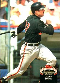 #808 Glenn Davis - Baltimore Orioles - 1992 Stadium Club Baseball