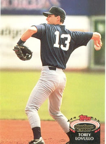 #809 Torey Lovullo - New York Yankees - 1992 Stadium Club Baseball
