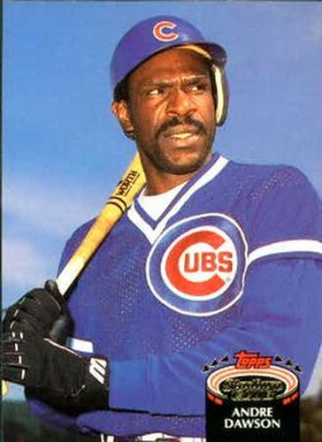 #810 Andre Dawson - Chicago Cubs - 1992 Stadium Club Baseball