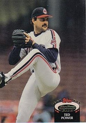 #812 Ted Power - Cleveland Indians - 1992 Stadium Club Baseball