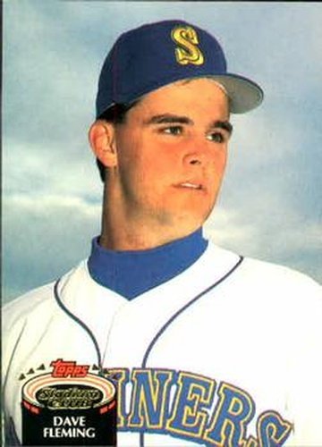 #814 Dave Fleming - Seattle Mariners - 1992 Stadium Club Baseball
