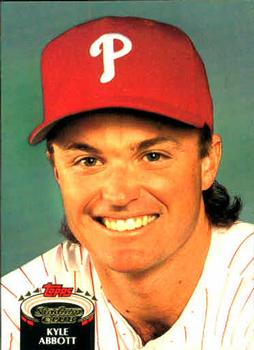 #818 Kyle Abbott - Philadelphia Phillies - 1992 Stadium Club Baseball