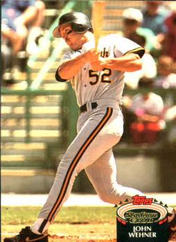 #831 John Wehner - Pittsburgh Pirates - 1992 Stadium Club Baseball