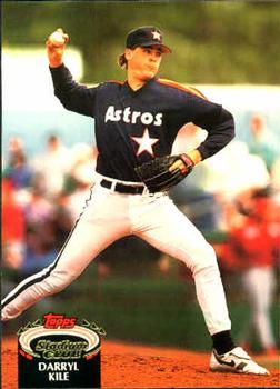 #837 Darryl Kile - Houston Astros - 1992 Stadium Club Baseball