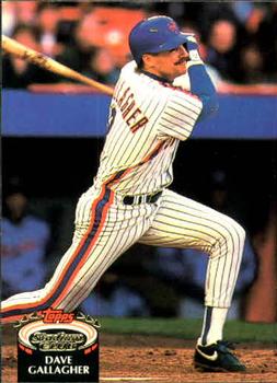 #841 Dave Gallagher - New York Mets - 1992 Stadium Club Baseball