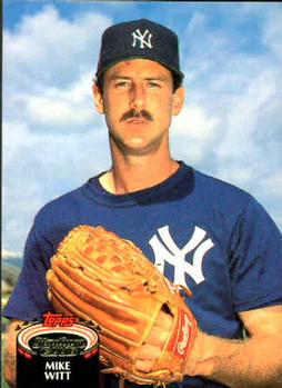 #848 Mike Witt - New York Yankees - 1992 Stadium Club Baseball